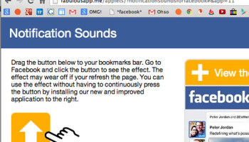 Audible Alarm for Facebook