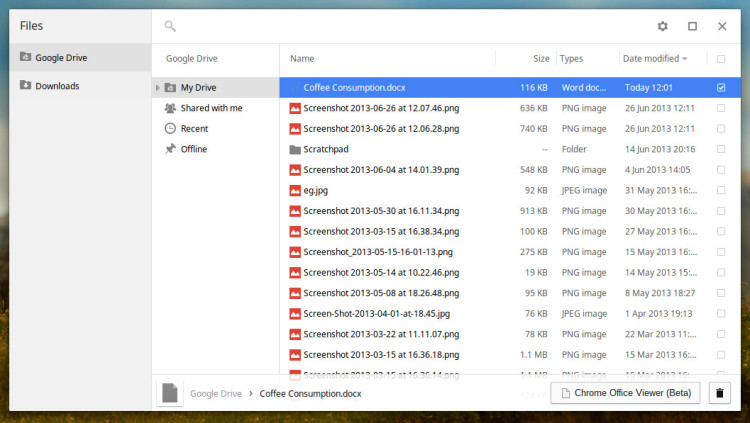 Opening a file with QuickOffice