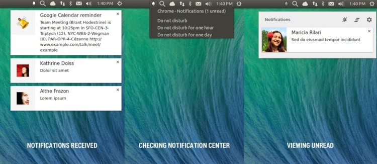 NOTIFICATION CENTRE ON LINUX
