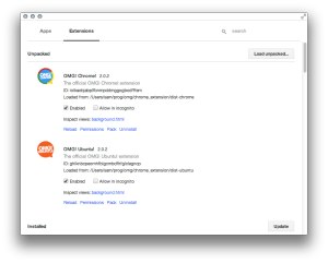 Debugging unpacked extensions is even easier than before.