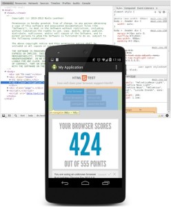 Debugging Android KitKat's WebView.