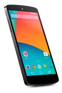 The Nexus 5 in white