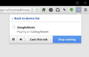 Play Music integrating perfectly with the extension.