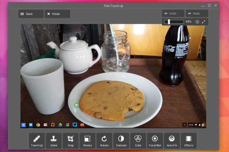 pixlr touch up for CHrome