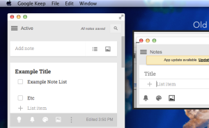 Google Keep Toolbar changes