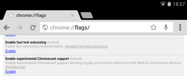 chromecast in android beta