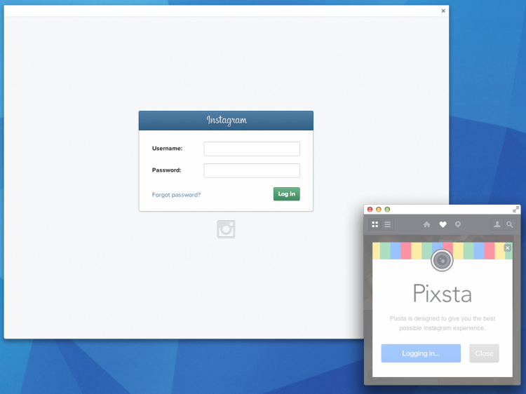 Pixsta on mac