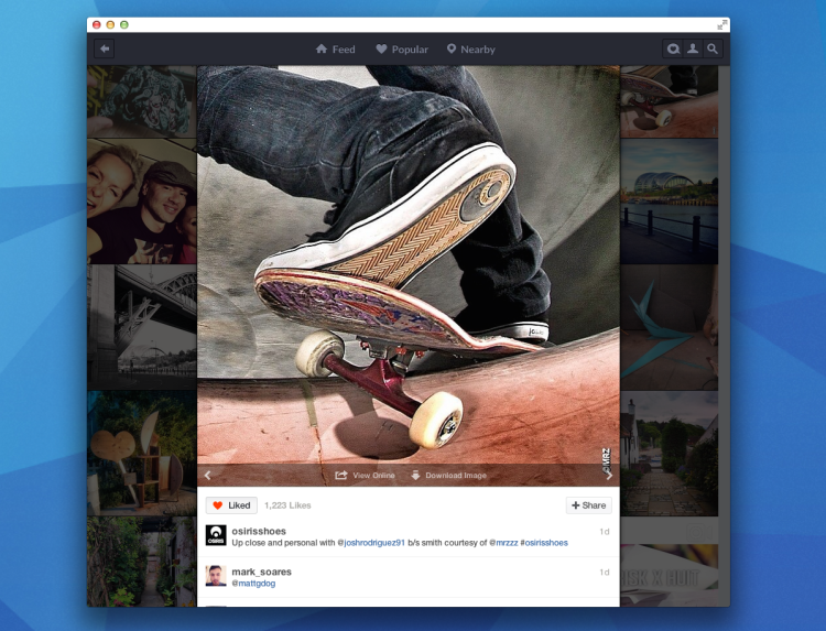 pixsta instagram app for chrome 