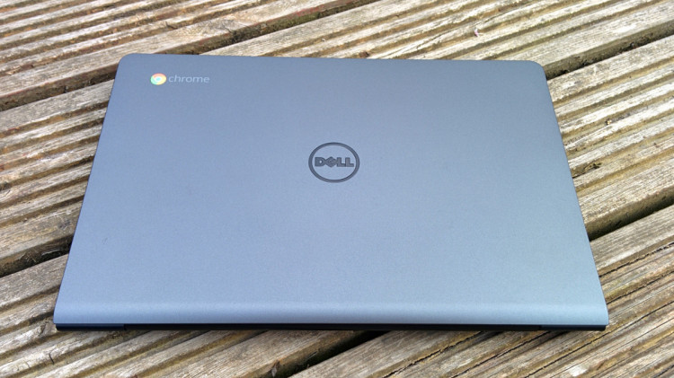 Back of the Dell Chromebook 11.