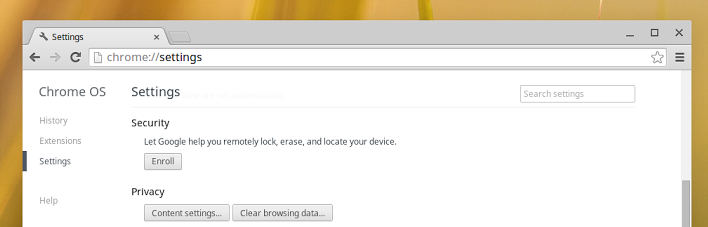 chromebook remote wipe feature
