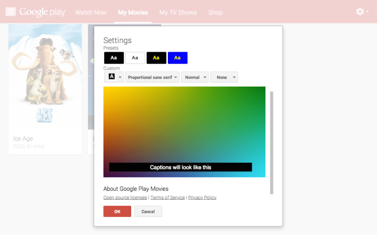 play movies subtitles