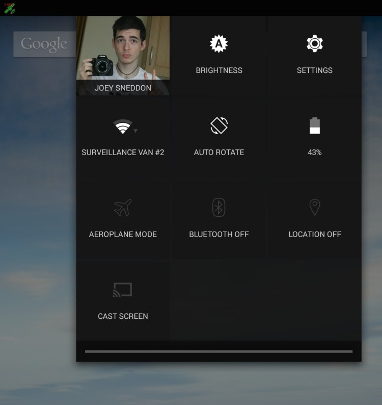 cast android screen