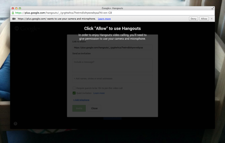 hangouts webrtc change
