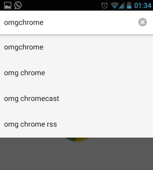Full width searching