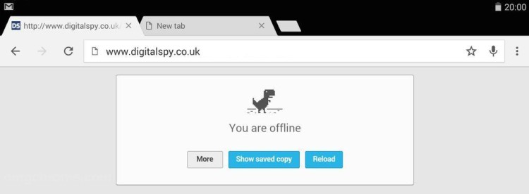 load local cache copy chrome button