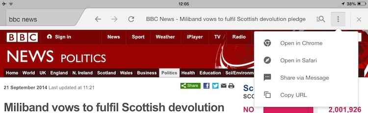 latest version of google for iOS