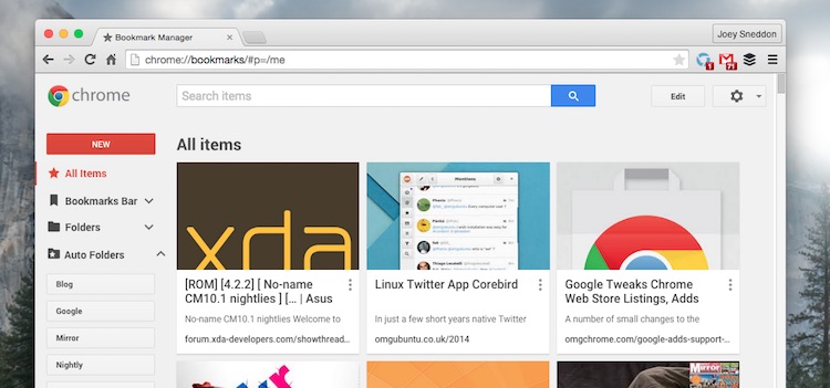 bookmarks enhanced google chrome