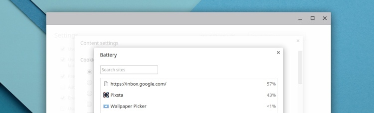 chrome os battery thing