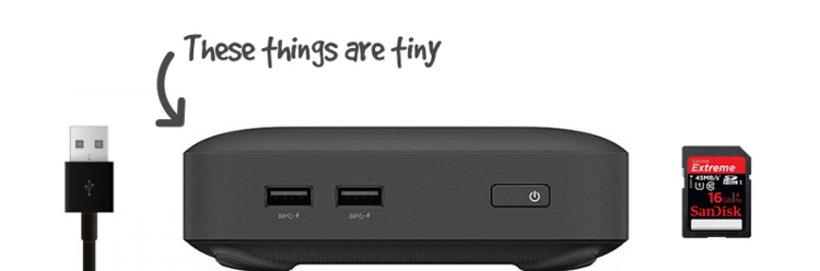chromebox size comparison
