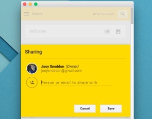 google keep chrome collaborate