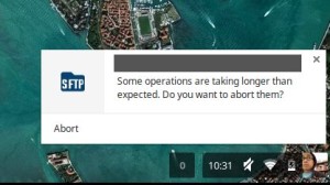 Opening a folder was taking too long.
