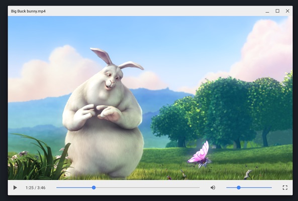 chrome video player design
