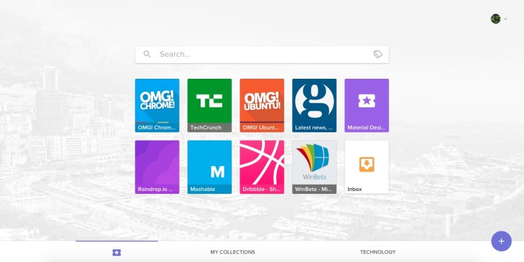 raindrop io new tab page for chrome