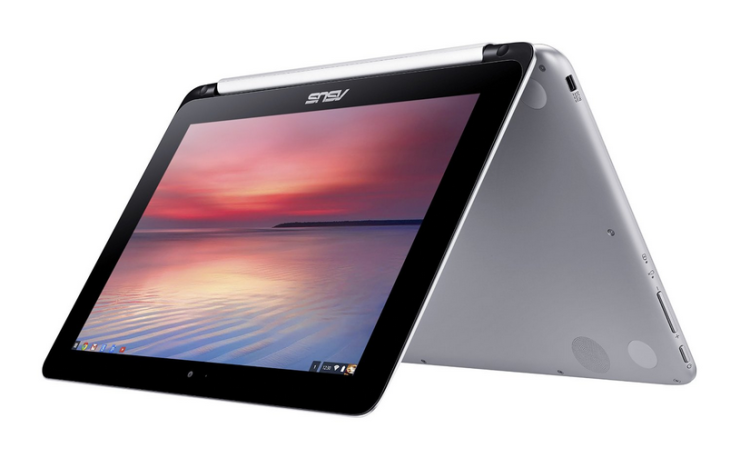 asus Chromebook flip tent mode