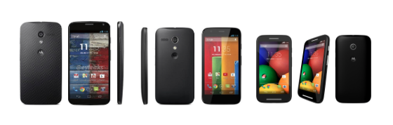 motorola devices in a line