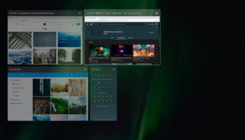 material design chrome os overview mode