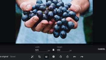 photo resizing in chrome os