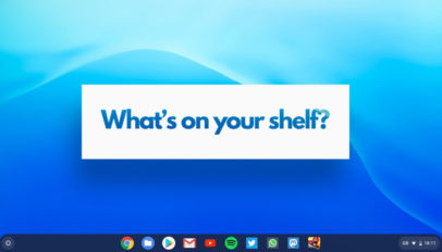 Chromebook App Shelf