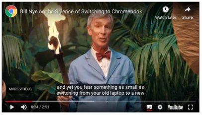 Chromebook Bill Nye